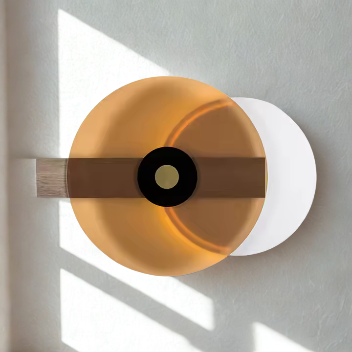 The Eclipse Line – Mixed Glass Wall Light