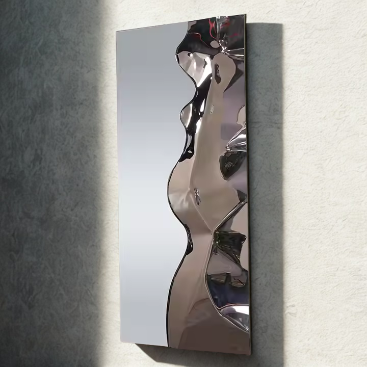 The Melt Line – Abstract Sculpted Mirror