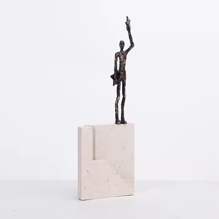 The Uprise – Textured Silhouette Sculpture