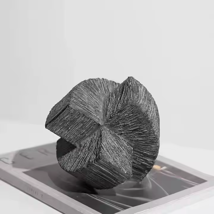 The Fold Core – Textured Geometric Sculpture