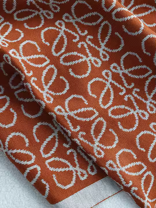 The Terra Script – Patterned Knit Throw
