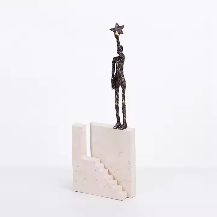 The Uprise – Textured Silhouette Sculpture