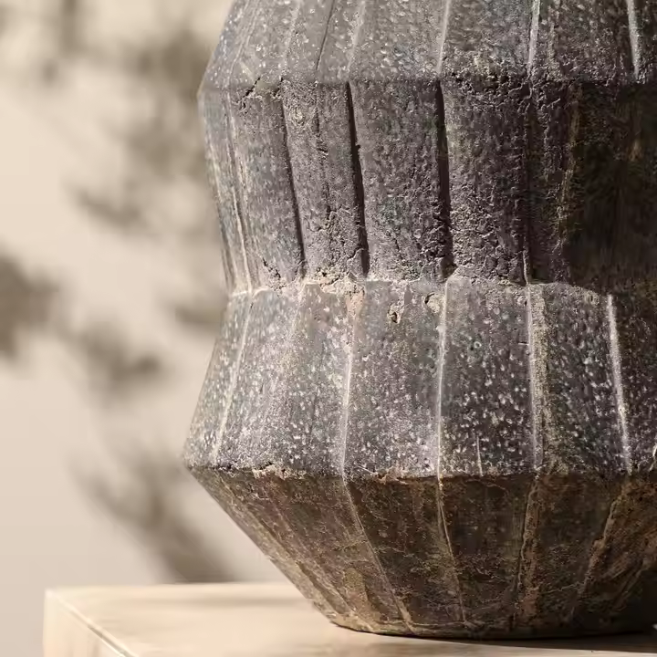 The Stone Fold – Textured Vase Duo