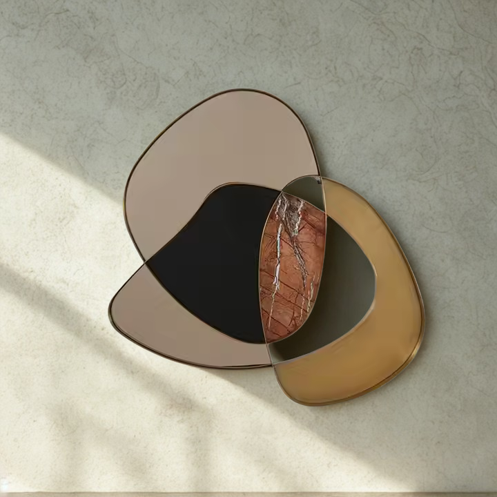 The Merge Layer – Mixed Media Wall Sculpture